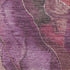 8' Blush Purple And Gray Floral Washable Round Rug With UV Protection
