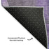 8' X 10' Lavender Gray And Ivory Floral Washable Area Rug With UV Protection