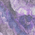 8' X 10' Lavender Gray And Ivory Floral Washable Area Rug With UV Protection