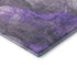 9' X 12' Lavender Gray And Ivory Floral Washable Area Rug With UV Protection