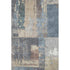 8' X 10' Beige And Blue Abstract Washable Area Rug With UV Protection