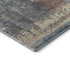 8' X 10' Beige And Blue Abstract Washable Area Rug With UV Protection