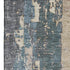8' X 10' Beige And Blue Abstract Washable Area Rug With UV Protection