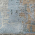 5' X 8' Taupe Blue And Ivory Abstract Washable Area Rug With UV Protection