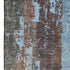 5' X 8' Taupe Blue And Ivory Abstract Washable Area Rug With UV Protection
