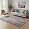 5' X 8' Blush And Sage Abstract Washable Area Rug With UV Protection