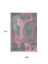 9' X 12' Blush And Sage Abstract Washable Area Rug With UV Protection