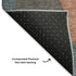 9' X 12' Sage Peach And Rust Abstract Washable Area Rug With UV Protection