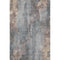 5' X 8' Gray And Beige Floral Washable Area Rug With UV Protection