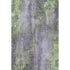 5' X 8' Lavender And Green Floral Washable Area Rug With UV Protection