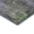 5' X 8' Lavender And Green Floral Washable Area Rug With UV Protection