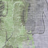 5' X 8' Lavender And Green Floral Washable Area Rug With UV Protection