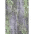 5' X 8' Lavender And Green Floral Washable Area Rug With UV Protection