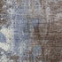 5' X 8' Brown And Blue Abstract Washable Area Rug With UV Protection