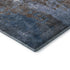8' X 10' Brown And Blue Abstract Washable Area Rug With UV Protection