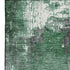 5' X 8' Emerald And Purple Abstract Washable Area Rug With UV Protection