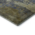 8' X 10' Khaki And Blue Abstract Washable Area Rug With UV Protection