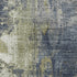 8' X 10' Khaki And Blue Abstract Washable Area Rug With UV Protection