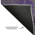 5' X 8' Olive Green And Purple Abstract Washable Area Rug With UV Protection