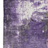 5' X 8' Olive Green And Purple Abstract Washable Area Rug With UV Protection