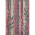 5' X 8' Blush And Gray Floral Washable Area Rug With UV Protection
