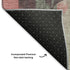 5' X 8' Blush And Gray Floral Washable Area Rug With UV Protection