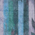5' X 8' Denim Blue And Lavender Floral Washable Area Rug With UV Protection