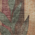 8' X 10' Terra Cotta And Sage Floral Washable Area Rug With UV Protection