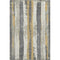 5' X 8' Gold And Gray Striped Washable Area Rug With UV Protection