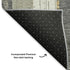 5' X 8' Gold And Gray Striped Washable Area Rug With UV Protection