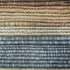 9' X 12' Blue Brown And Green Striped Washable Area Rug With UV Protection