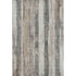 8' X 10' Beige And Gray Striped Washable Area Rug With UV Protection