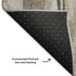 8' X 10' Beige And Gray Striped Washable Area Rug With UV Protection