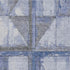 5' X 8' Denim Blue And Gray Geometric Washable Area Rug With UV Protection