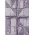 5' X 8' Purple And Gray Geometric Washable Area Rug With UV Protection