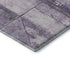 5' X 8' Purple And Gray Geometric Washable Area Rug With UV Protection