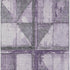 5' X 8' Purple And Gray Geometric Washable Area Rug With UV Protection