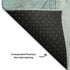 8' X 10' Teal And Gray Geometric Washable Area Rug With UV Protection