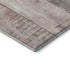 9' X 12' Copper And Gray Geometric Washable Area Rug With UV Protection