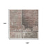 9' X 12' Copper And Gray Geometric Washable Area Rug With UV Protection