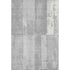 5' X 8' Gray And Silver Geometric Washable Area Rug With UV Protection