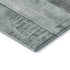 5' X 8' Pale Aqua And Gray Geometric Washable Area Rug With UV Protection