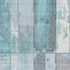 8' X 10' Teal And Gray Geometric Washable Area Rug With UV Protection