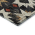 5' X 8' Black Gold And Rust Southwestern Washable Area Rug With UV Protection