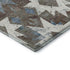 5' X 8' Brown Blue And Ivory Southwestern Washable Area Rug With UV Protection
