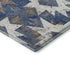 5' X 8' Blue Brown And Ivory Southwestern Washable Area Rug With UV Protection