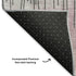 8' X 10' Pink Gray And Ivory Abstract Washable Area Rug With UV Protection