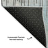 9' X 12' Sky Blue Gray And Ivory Abstract Washable Area Rug With UV Protection