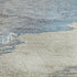9' X 12' Sky Blue Gray And Ivory Abstract Washable Area Rug With UV Protection