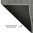 5' X 8' Blue And Gray Abstract Washable Area Rug With UV Protection